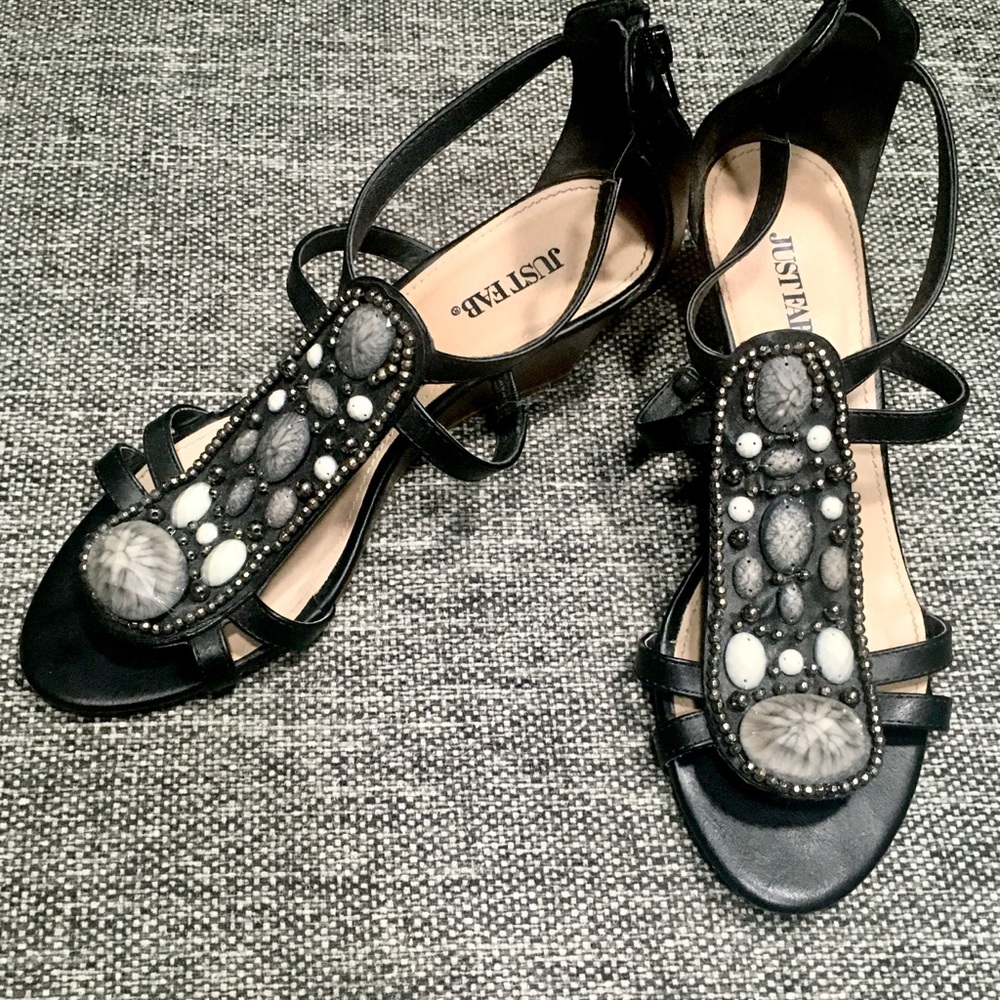 Black Wedge Shoes